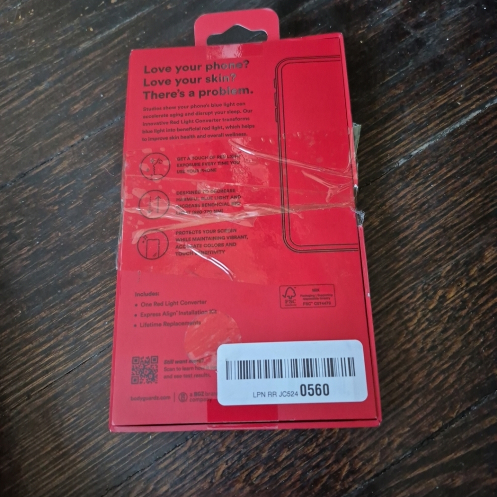 BodyGuardz Red Light Converter Compatible with iPhone 16 Pro Screen Protector - Picture 5 of 10